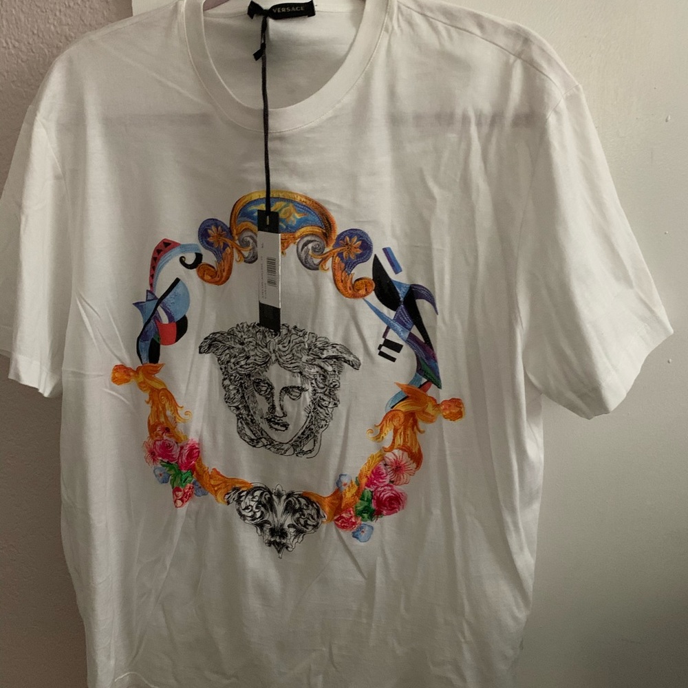 Men’s White Versace T-shirt